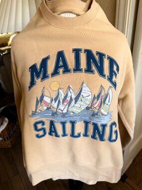 Abercrombie Maine Sweatshirt Coastal Preppy Y2K Soft AF Collection